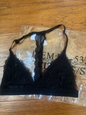Black Lace Racerback Bralette